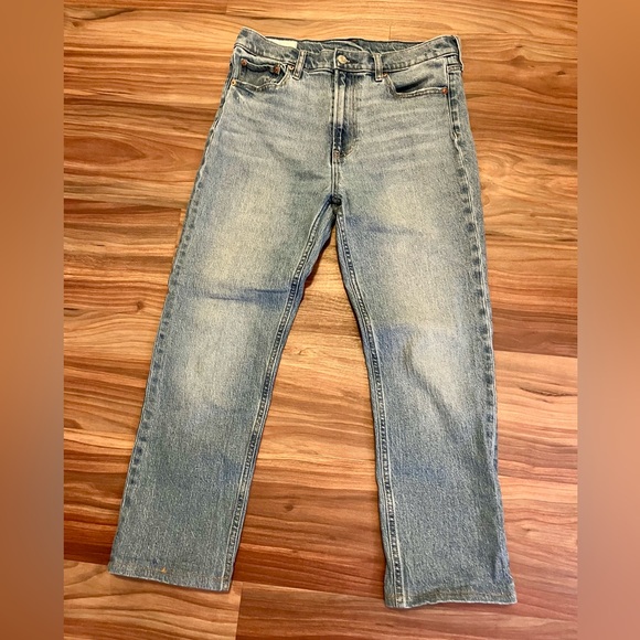 Gap 90s straight high rise jeans Waist 30/ Size 10 Short! - Picture 2 of 9